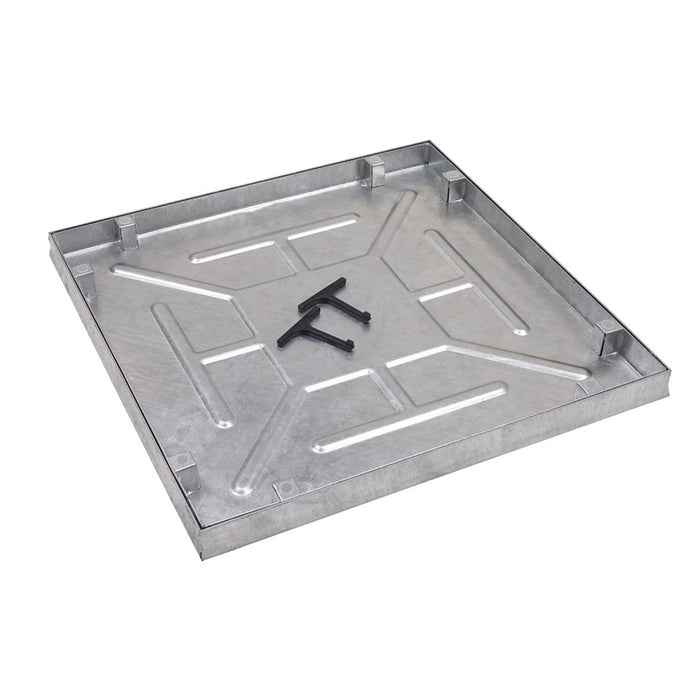 600 x 600mm Odour & Watertight Manhole Cover w/ 43.5mm Recessed Tray