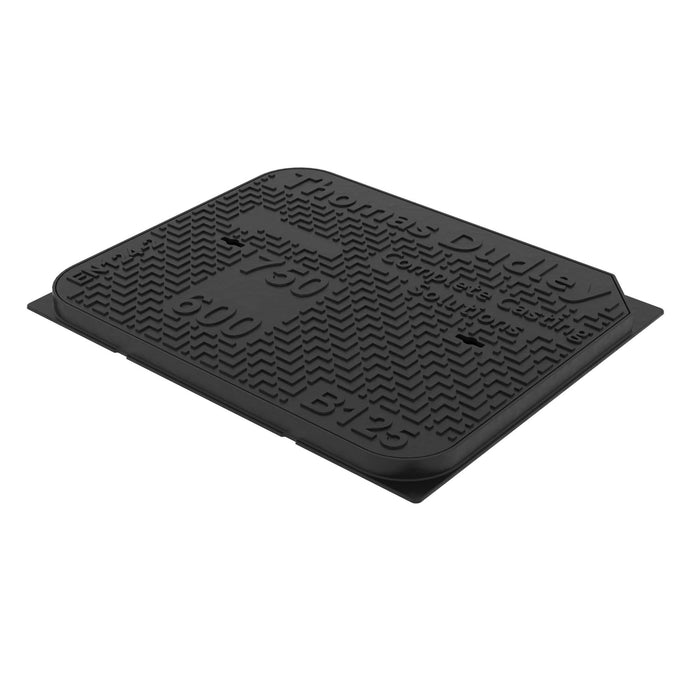 B125 Ductile Iron Solid Top Cover & Frame