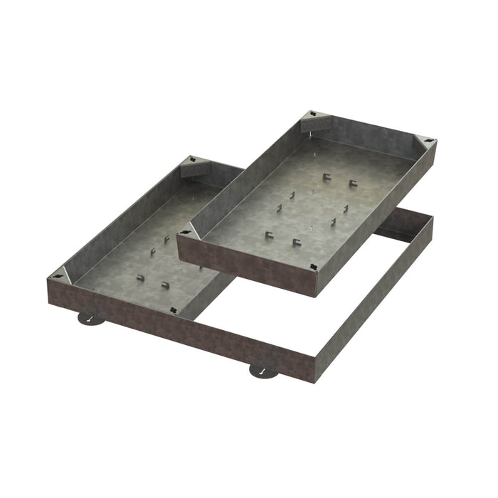 900 x 900mm GrassTop Manhole Cover for Gardens w/ 100mm Recessed Tray