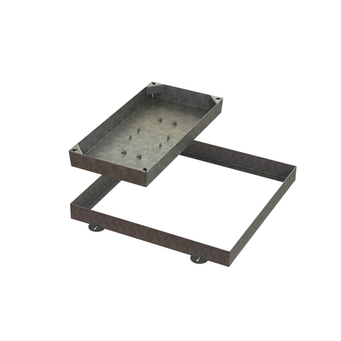 900 x 900mm GrassTop Manhole Cover for Gardens w/ 100mm Recessed Tray