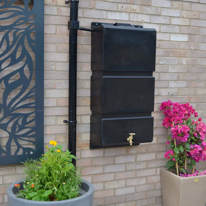 100L Wall Mounted Water Butt – Slimline Outdoor Rainwater Tank