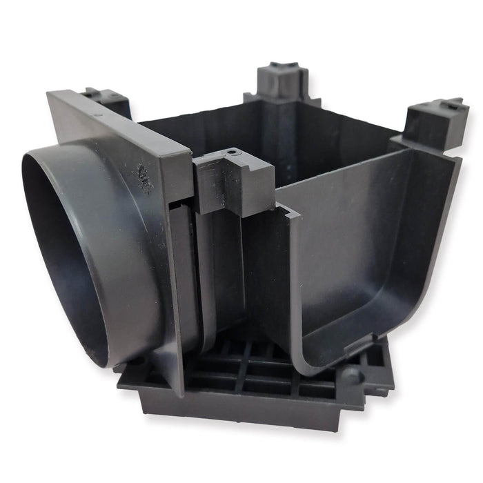 Channel Drain Accessories with Black Mesh Grating