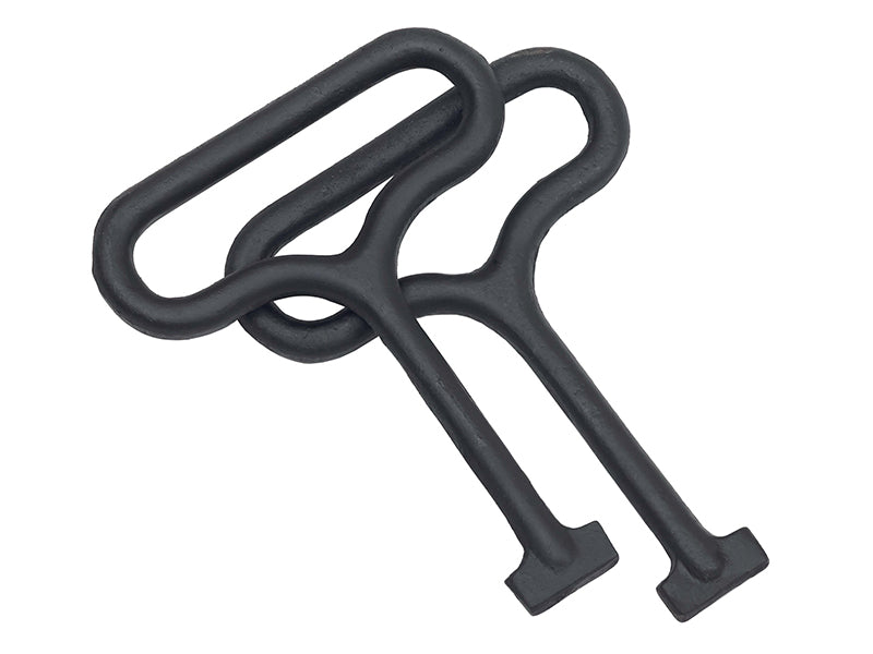 pair of medium duty ductile ironmanhole cover lifting keys