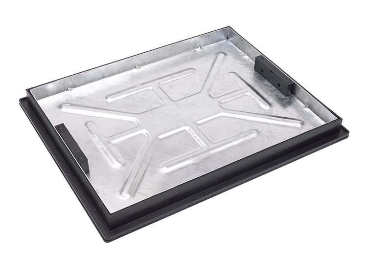 600 x 450mm Block Paving Manhole Cover W/ 43.5mm Recessed Tray