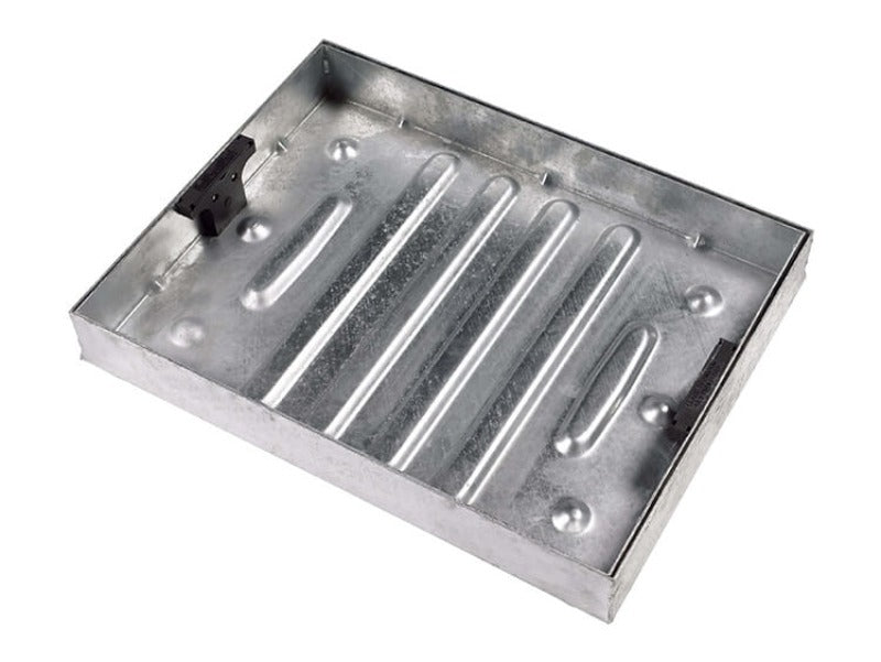 600 x 450mm Block Paving Manhole Cover W/ 80mm Recessed Tray Completely Galvanised