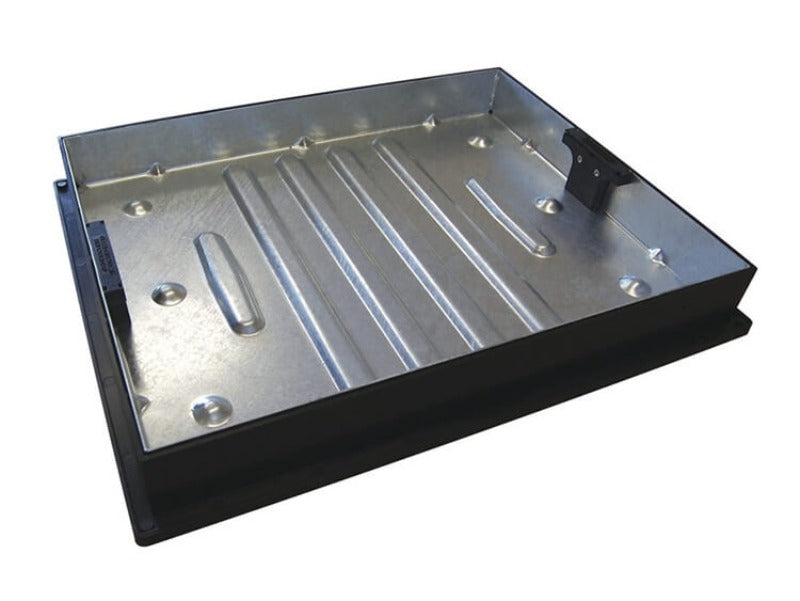 600 x 450mm Block Paving Manhole Cover W/ 80mm Recessed Tray