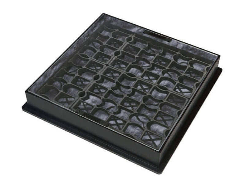 gravel fill recessed manhole cover