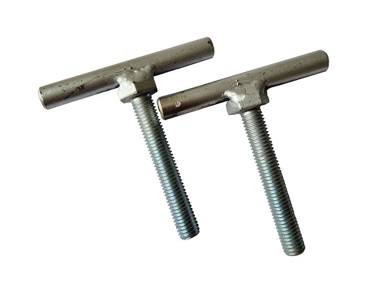 Pair of Stainless Recessed Manhole Cover Lifting Keys