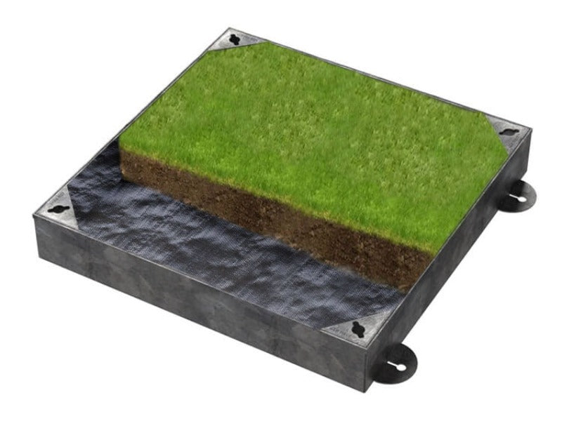 450 x 450 grasstop recessed manhole cover
