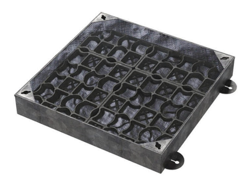 600 x 600 x 100 recessed manhole cover for gravel infill