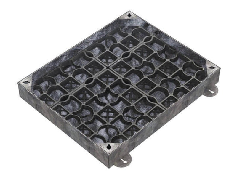 750 x 600 recessed manhole cover for gravel infill