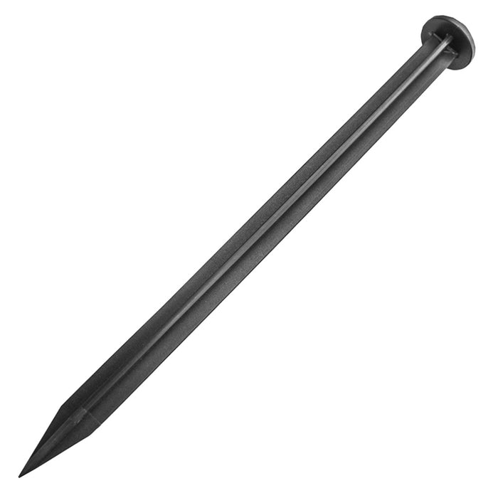 Black Plastic Securing Pins for Flexible Garden Edging - 25CM Long