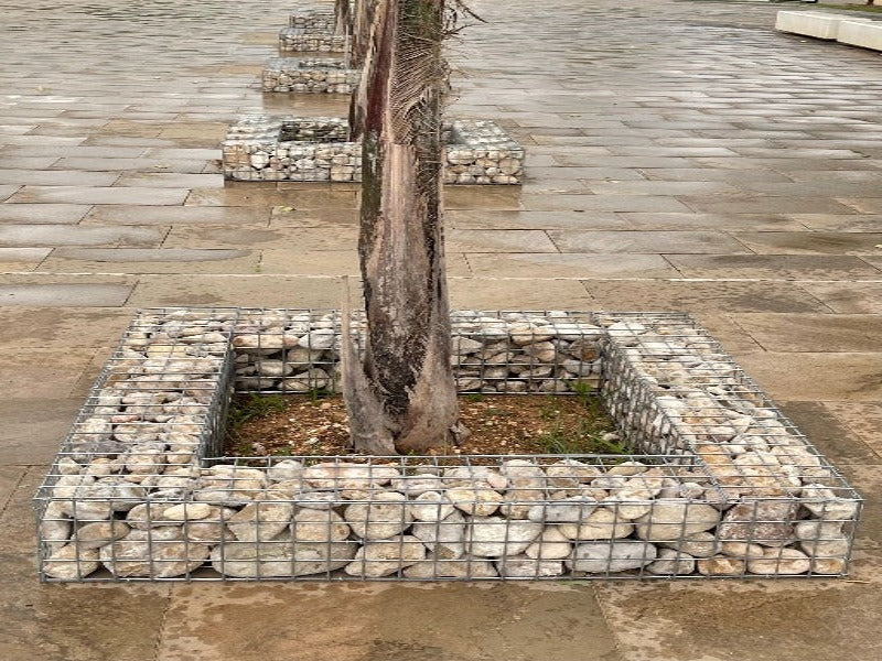 Galfan Coated Welded Mesh Gabion Planter