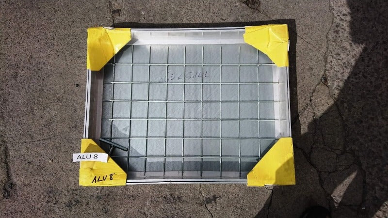 DS-Line 600 x 450 x 68mm Double Sealed Aluminium Recessed Manhole Cover - Clearance