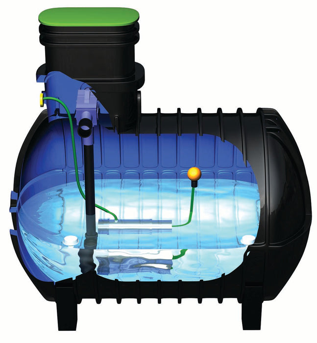 4,000 Litres Polypipe Rainstream Tank