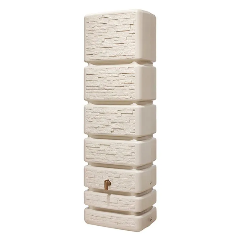 Slim 350L Wall Tank – Sand Beige, Green, Dark Grey & Dark Wood