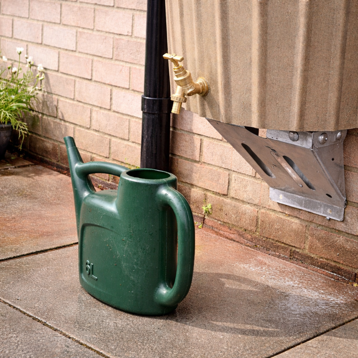 Mini Cosmo 150L Wall Mounted Water Butt Planter - Modern Sleek Rainwater Storage Tank