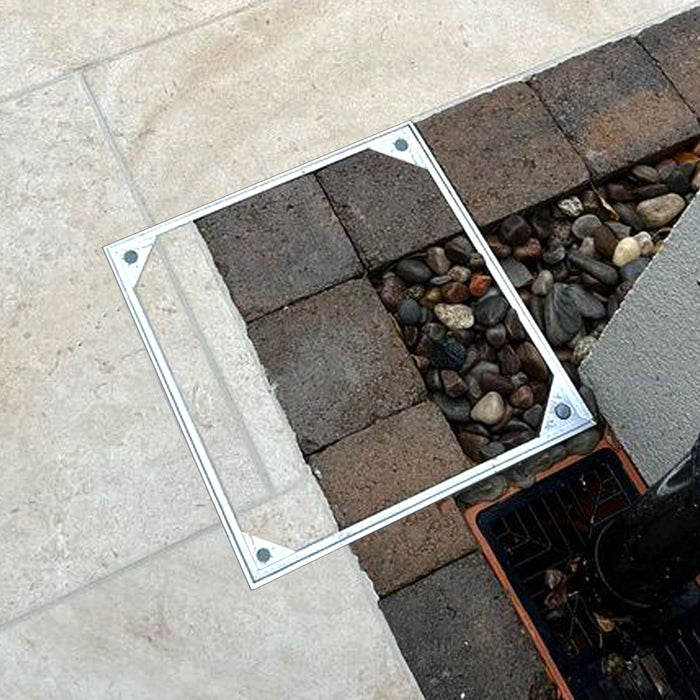 Double Sealed 80mm Recessed Manhole Covers - Alusthetic