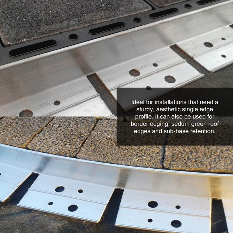 Aluflex Decorative Aluminium Edging System - 2m Length