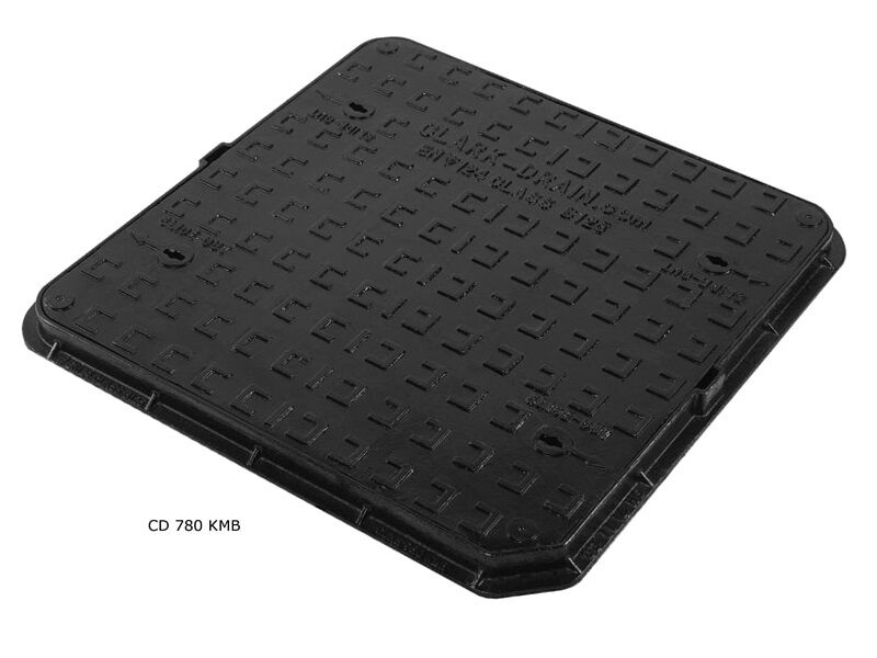B125 Ductile Iron Solid Top Cover & Frame
