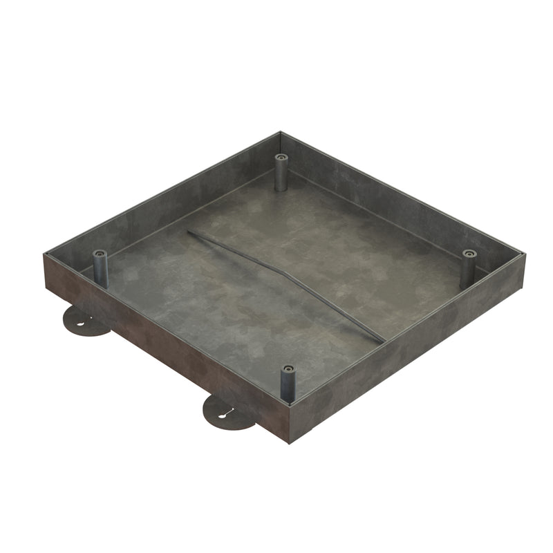 600 x 600 x 70mm Seamless Tile Recessed Manhole Cover & Frame