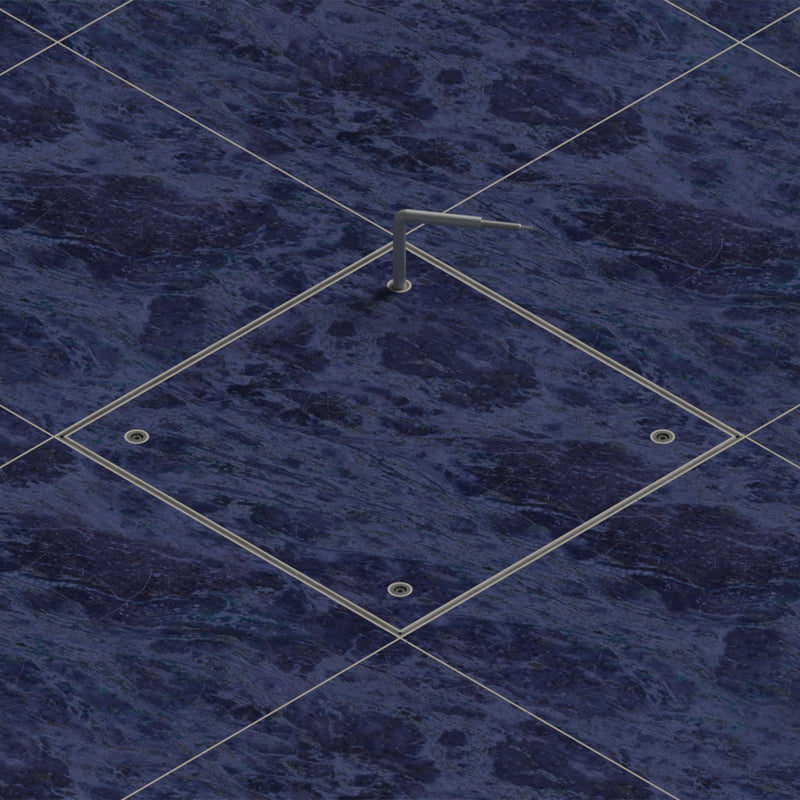600 x 600 x 70mm Seamless Tile Recessed Manhole Cover & Frame