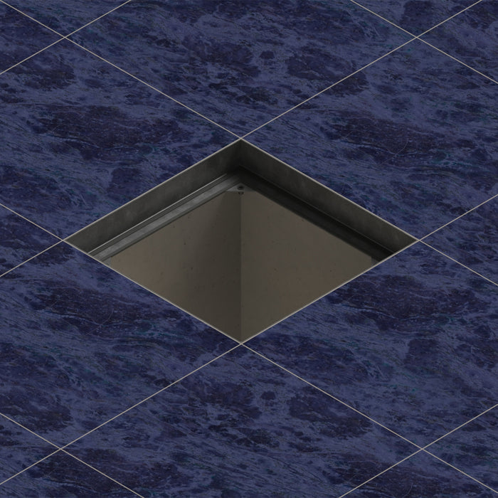 600 x 600 x 70mm Seamless Tile Recessed Manhole Cover & Frame