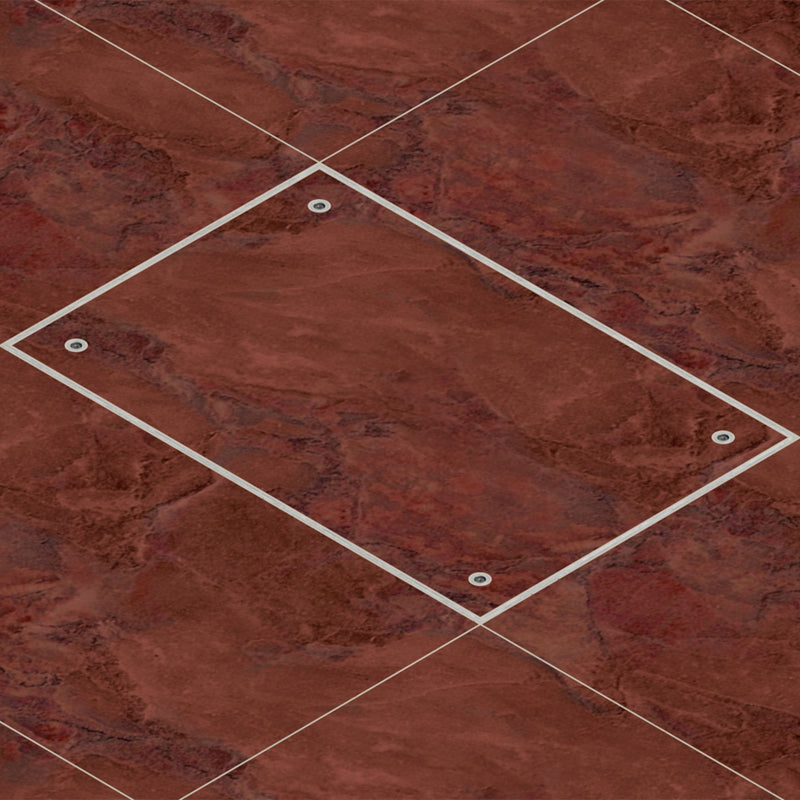 900 x 600 x 70mm Seamless Tile Recessed Manhole Cover & Frame
