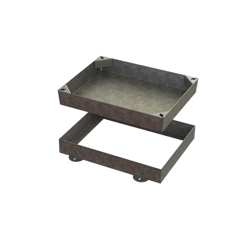 600 x 450mm Block Paving Manhole Cover W/ 100mm Recessed Tray