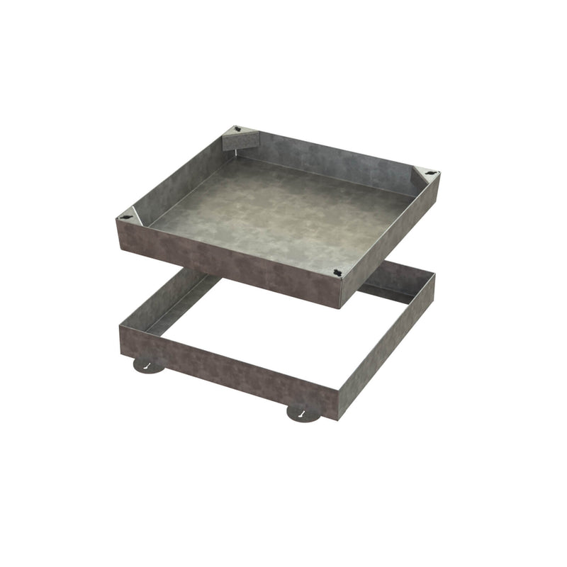 600 x 600mm Manhole Cover for Gravel w/ Built in Gravel Reinforcement  - 100mm Recessed Tray