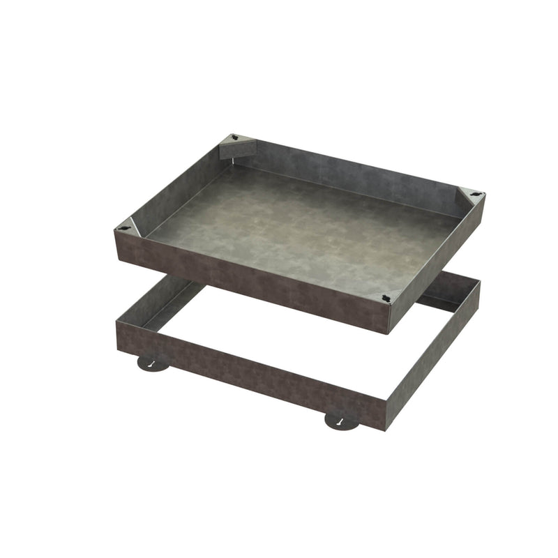 750 x 600mm GrassTop Manhole Cover for Gardens w/ 100mm Recessed Tray