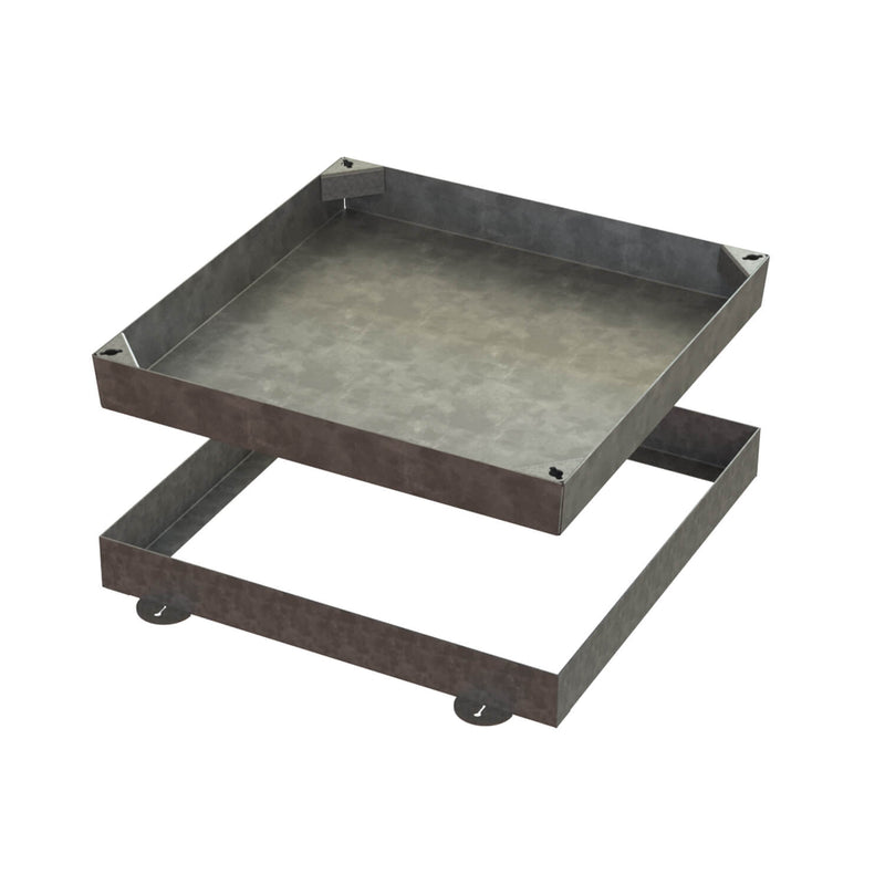 750 x 750mm GrassTop Manhole Cover for Gardens w/ 100mm Recessed Tray
