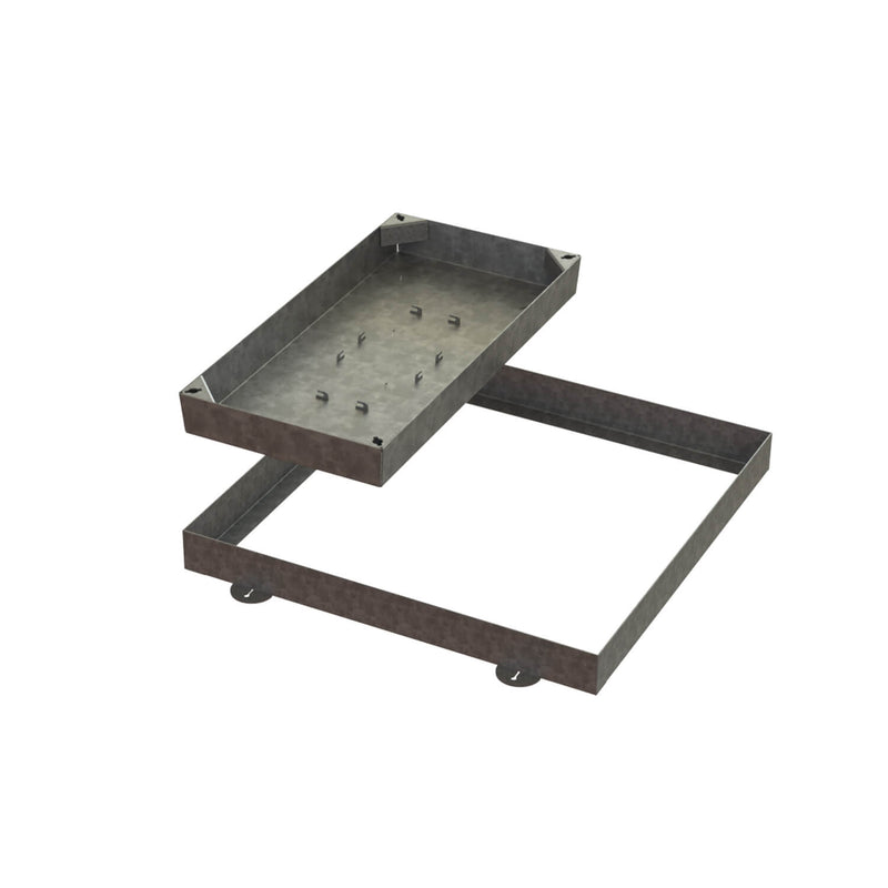 900 x 900mm Block Paving Manhole Cover W/ 100mm Recessed Tray