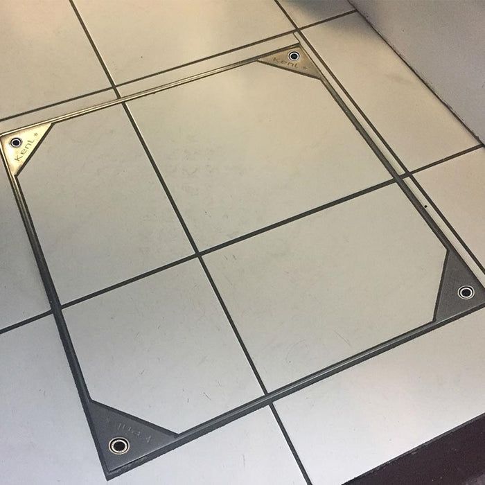 600 x 600 x 50mm Double Sealed & Locking Stainless Steel 304 Recessed Manhole Cover