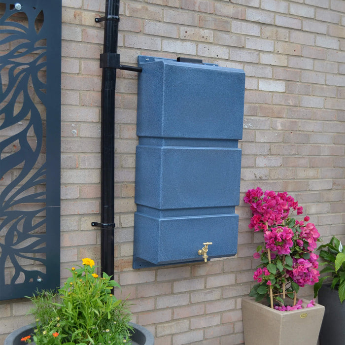 100L Wall Mounted Water Butt – Slimline Outdoor Rainwater Tank