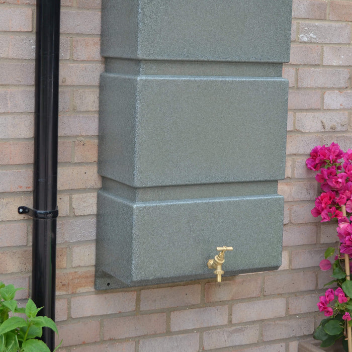 100L Wall Mounted Water Butt – Slimline Outdoor Rainwater Tank