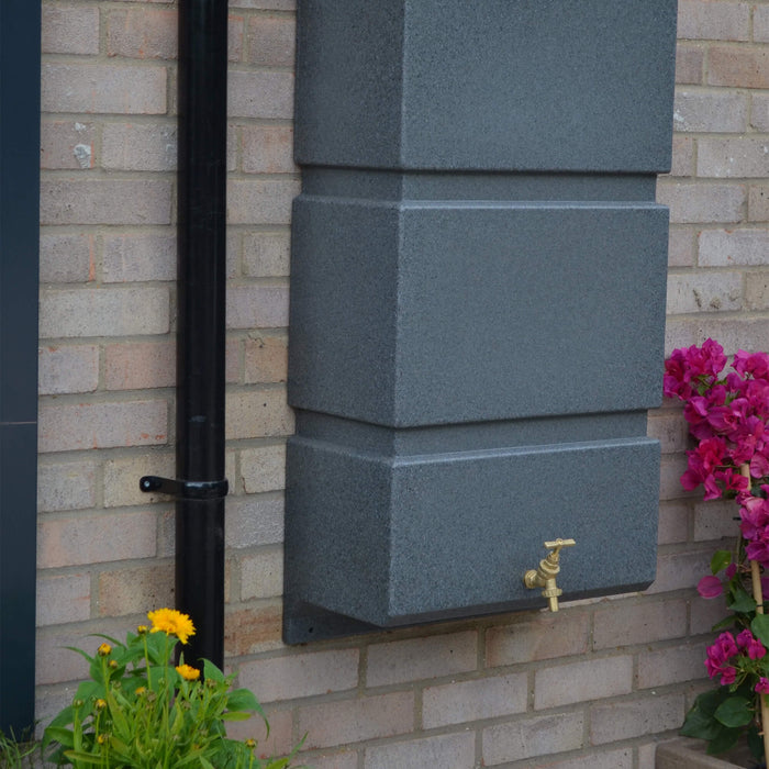 100L Wall Mounted Water Butt – Slimline Outdoor Rainwater Tank