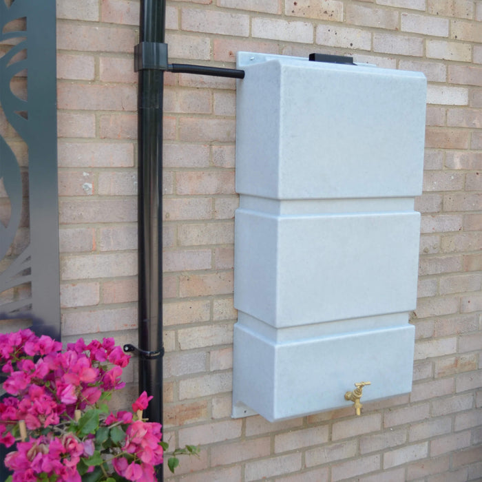 100L Wall Mounted Water Butt – Slimline Outdoor Rainwater Tank