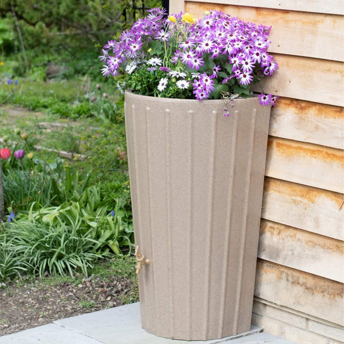 150l plant pot 150L Slimline Water Butt Planter – Decorative Rainwater Storage — Eco Trade Counter