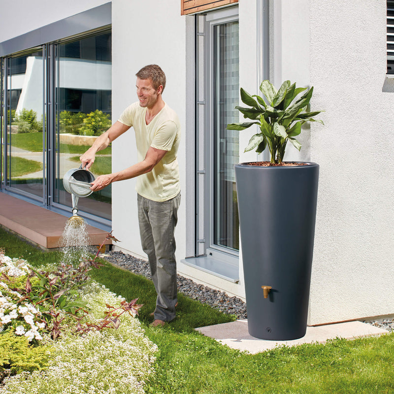 VASO 2in1 Water Tank Butt – 220 Litres, Grey