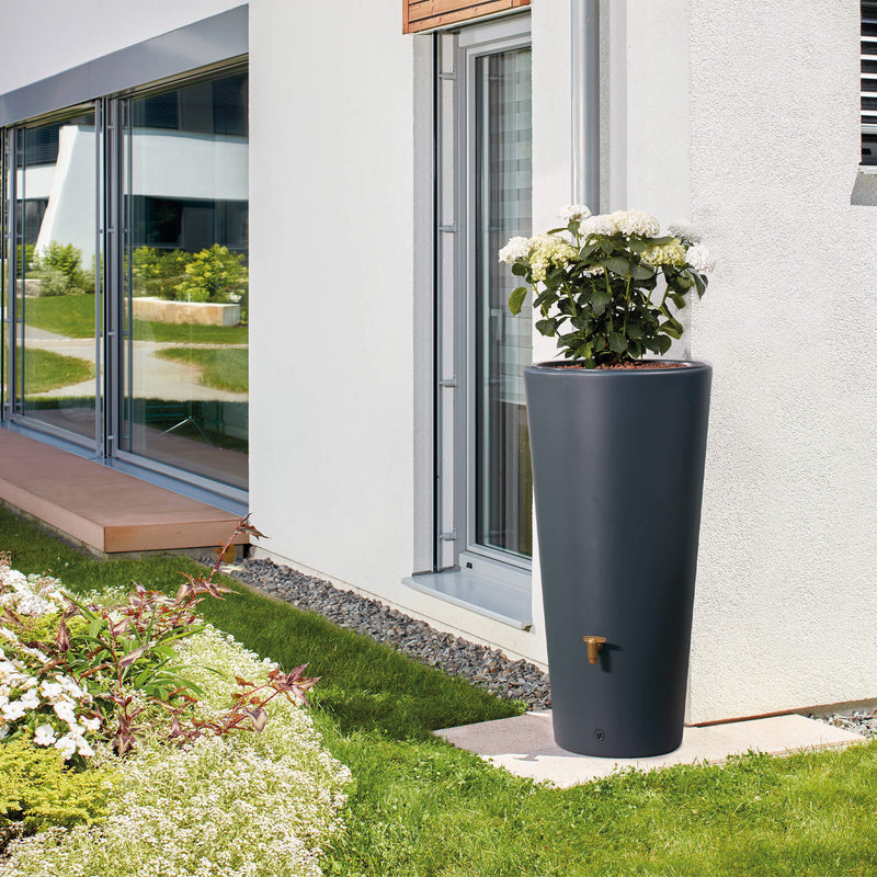 VASO 2in1 Water Tank Butt – 220 Litres, Grey