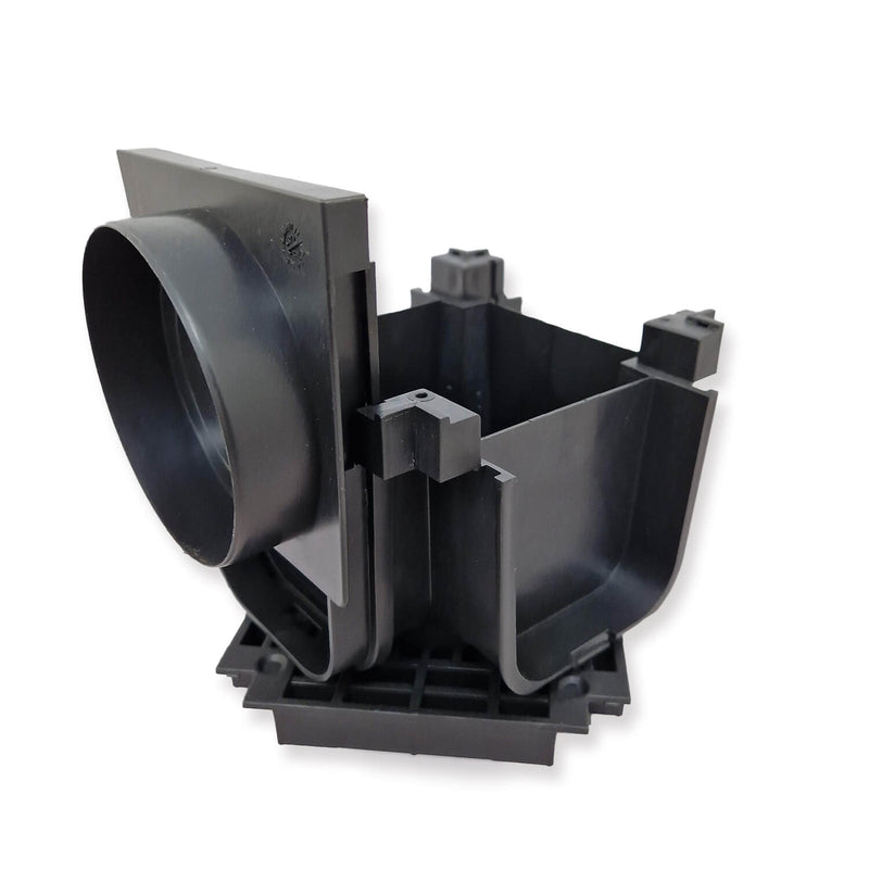 Channel Drain Accessories with Black Mesh Grating