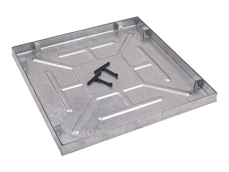 600 x 600mm Odour & Watertight Manhole Cover w/ 43.5mm Recessed Tray