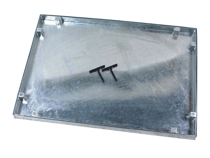 750 x 600mm Odour & Watertight Manhole Cover w/ 43.5mm Recessed Tray