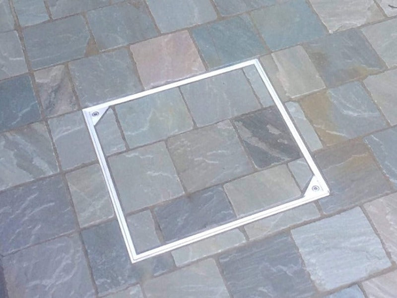 Double Sealed 60mm Recessed Manhole Covers - Alusthetic
