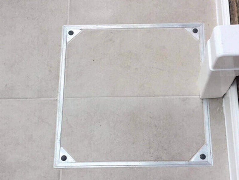 Triple Sealed 60mm Recessed Manhole Covers - Alusthetic