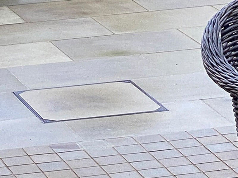Double Sealed 60mm Recessed Manhole Covers - Alusthetic