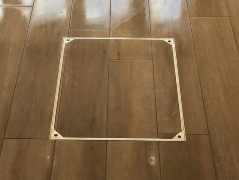 Triple Sealed 40mm Recessed Manhole Covers - Alusthetic
