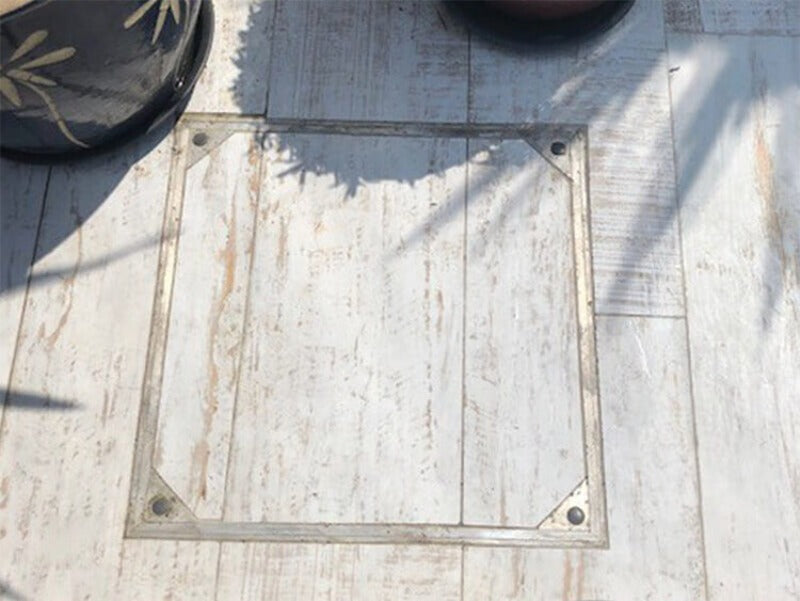 Double Sealed 60mm Recessed Manhole Covers - Alusthetic