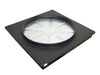 square to round recessed manhole cover top 